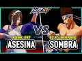 KOF XV Shermie Asesina Athena Shermie Leona Vs Sombra Joe Geese K