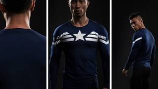 The Best Captain America Avengers Compression Long Sleeves Fitness T-shirt Ever