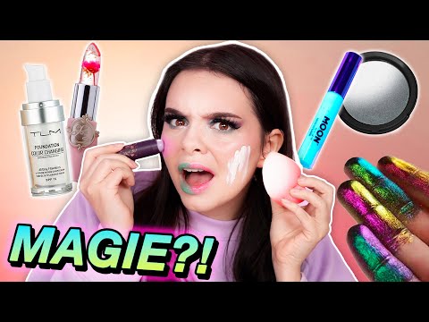 WOW! Diese Makeup Produkte VERÄNDERN IHRE FARBE! 🤯 Color Changing Makeup Test!