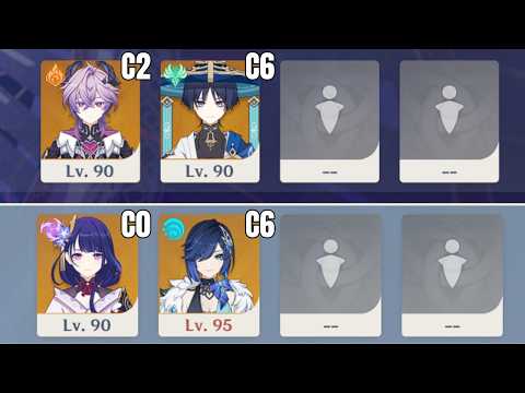 Wanderer & Yelan Duo Spiral Abyss Luna IV/6.3