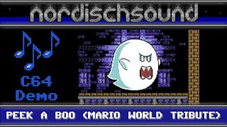 Super Mario World: Ghost House, but it's made on a C64 home computer from 1982!
