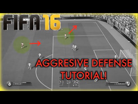 FIFA 16 AGGRESIVE DEFENSE TUTORIAL! (How to beat LEGENDARY AI and Possesion Players)
