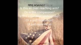 Rise Against - EndGame - Disparity By Design lyrics