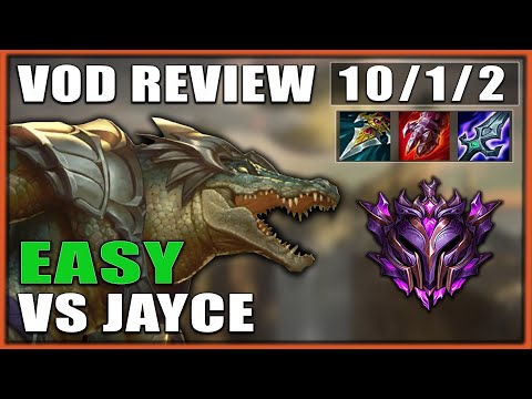 Renekton vs Jayce - 10/1/2 - Vod Review Commentary #5