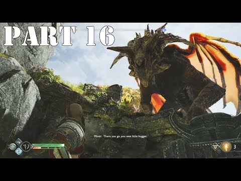 God Of War (Give Me God Of War Difficulty) Walkthrough Gameplay PART 16 - Dragon Fafnir (PS4 Pro)