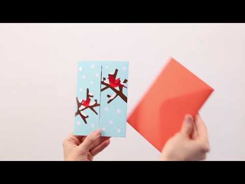 Cheerful Cardinals Holiday Cards - Set of 8