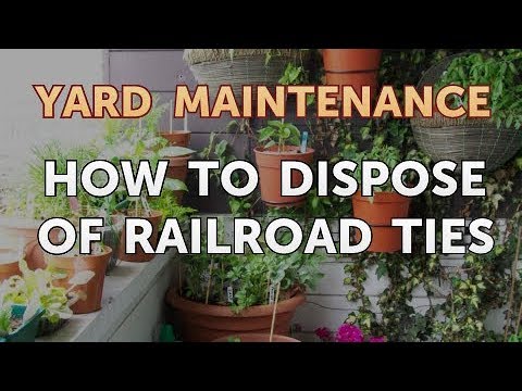 YouTube video about: How to dispose of railroad ties?