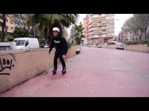 Freeskate in Barcelona - Roll4all Przemek Kępiński Powerslide TAU