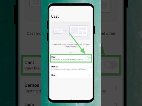 What is Screen Cast Setting in android phone device on 'Redmi note 14' #shorts