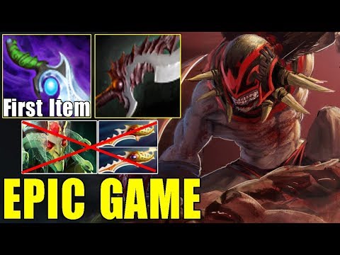 Epic Game Monster [Bloodseeker] vs 2 Divine Rapier Medusa New Meta Diffusal Blade (HighLights 7.24)