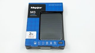 Video thumbnail for Maxtor M3 Portable External Hard Drive 2 To USB 3.0 by Louis Houng