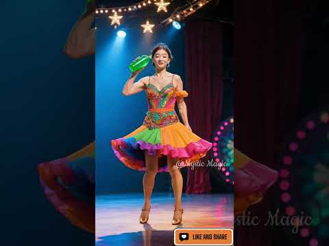 She Drank the Green Potion… Then Turned YOUNG on Stage! #agt #funny#shorts #ai #gottalent