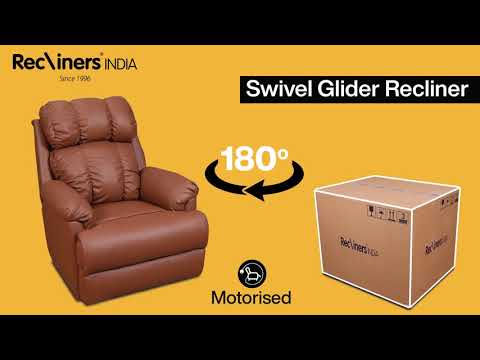 Single Seater 180 Degree Swivel Glider Recliner.