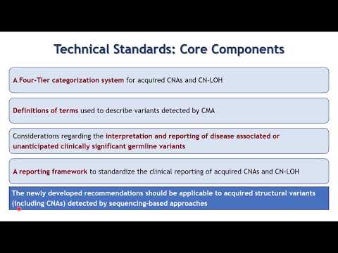 ACMG CGC Technical Laboratory Standards for Interpretation and Reporting CNAs and CN LOH in Neoplasm