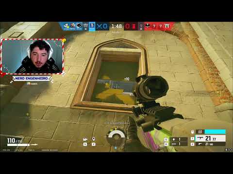 NERD ENSINANDO A GRANADA PERFEITINHA NA FRONTEIRA - MELHORES MOMENTOS RAINBOW SIX SIEGE