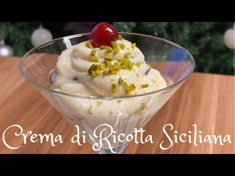 La vera Crema di Ricotta Siciliana