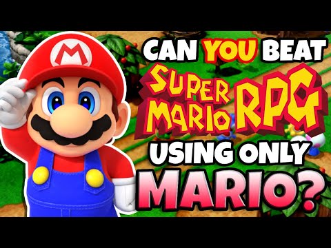 Can you beat Super Mario RPG with ONLY MARIO? (Remake)
