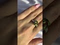 Серебряное кольцо с мистик топазом 2.966ct