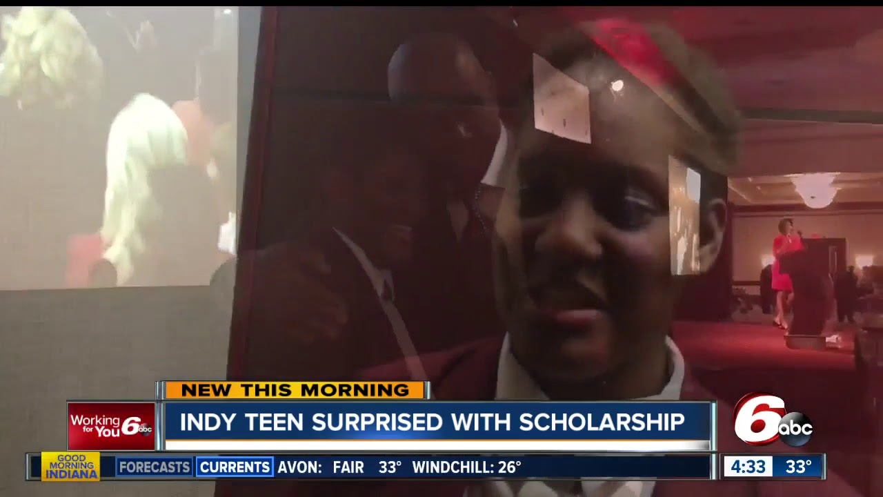 Local high school student gets college scholarship from Magic Johnson
