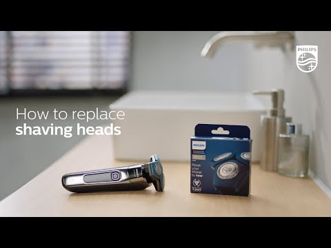 How to replace shaving heads for Philips Shaver S5000 and S7000