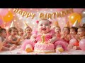 Happy Birthday Song Cute Baby Dance Party Fun Birthday Song For Kids Neela Tota