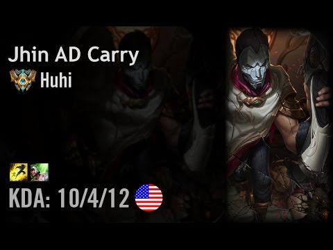 Jhin AD Carry vs Vayne - Huhi - NA Challenger Path 6.3