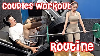 BENNY & ALONDRA GOES TO THE GYM! *I was tired of being thicker than her*