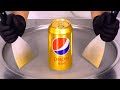 Pepsi Gold Ice Cream Rolls Satisfying Visual ASMR