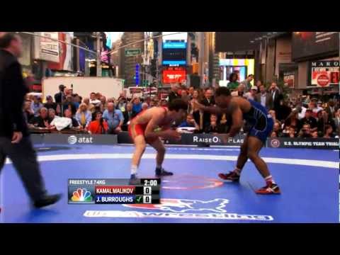 2012 Beat the Streets - 74KG - Jordan Burroughs (USA) vs Kamal Malikov (RUS)