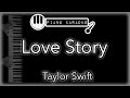 Love Story - Taylor Swift - Piano Karaoke Instrumental