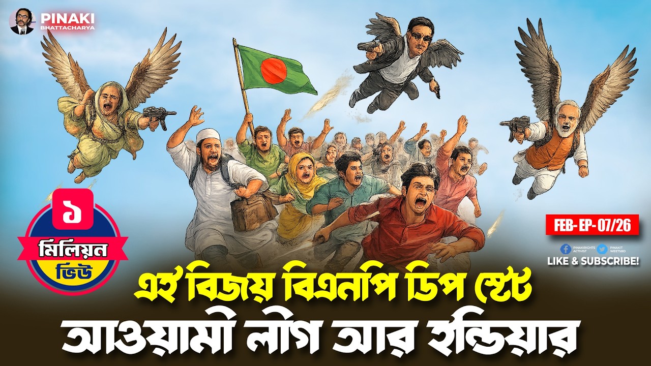 এই বিজয় বিএনপি ডিপ স্টেট আওয়ামী লীগ আর ইন্ডিয়ার || Pinaki Bhat