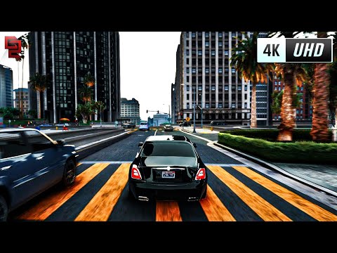 GTA V - Realism Beyond Ultra Realistic Ray-Tracing Graphics MOD Gameplay - 2021 Remastered MOD - 4k