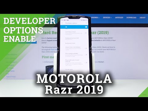 How to Enable Developer Options in MOTOROLA Razr 2019 – Unlock OEM & USB Debugging