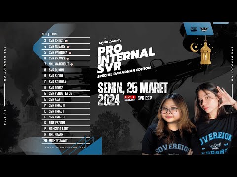 PUBG Mobile | Pro Internal League Sovereign Esport