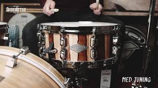 Video thumbnail for Tama Starclassic Performer 14x5 5'' Snare Drum, Caramel Aurora by Peter Lewis