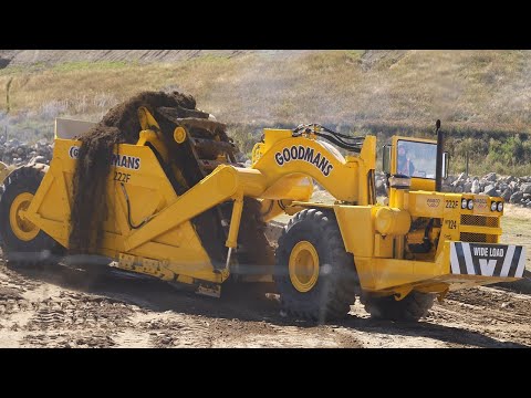 WABCO 222F Elevating Scraper Working - Wheels at Wanaka 2023