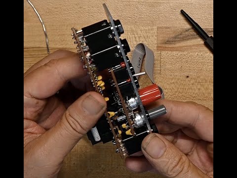 C.K. builds a Befaco Out eurorack module (euro rack)