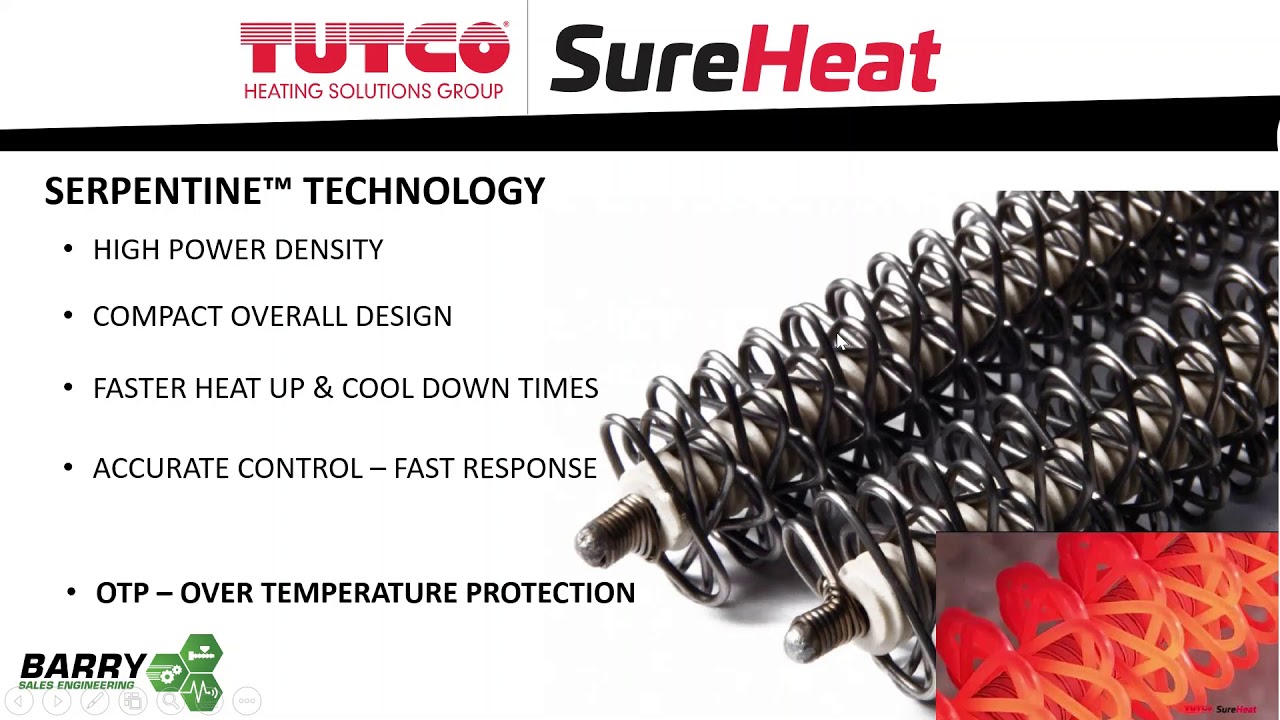 Tutco SureHeat Specialty Flanged Inline Heater