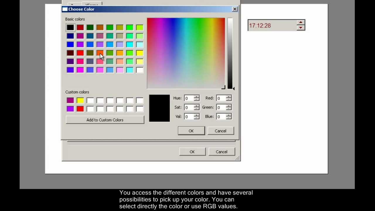 ABB CP600 HMI - PB610 changing the color of the shape