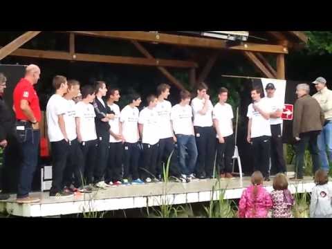 Ehrung der TaF C1 für die BOL-Meisterschaft und ihren Aufstieg in die Bayernliga der C-Junioren