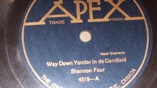 Rare Labels No 15: "Way Down Yonder in de Cornfield" Shannon Four Apex 4319