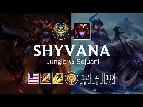 Shyvana Jungle vs Sejuani - NA Challenger Patch 8.24