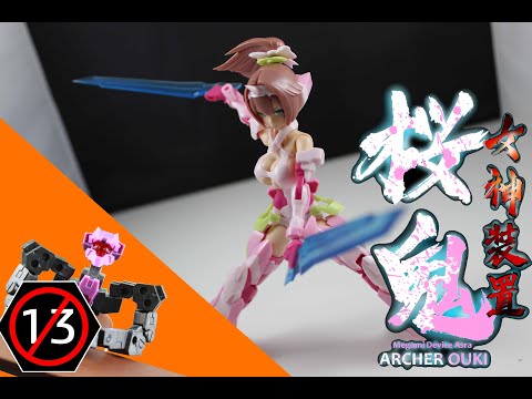 Stop-motion Model Review 009 - Megami Device 06.2: Asra Archer Ouki