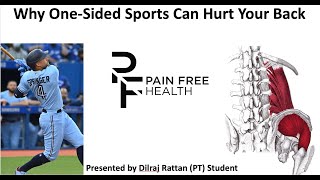 Why One-Sided Sports Can Hurt Your Back | Pain Free Clinic