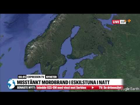 Misstänkt mordbrand i Eskilstuna