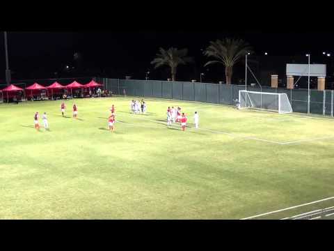 Marino Peixoto Goal vs  #14 UCI 11 1 14