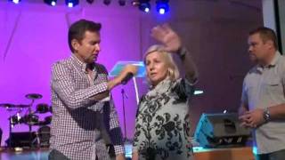 Painful damaged shoulder healed - John Mellor Healing Ministry