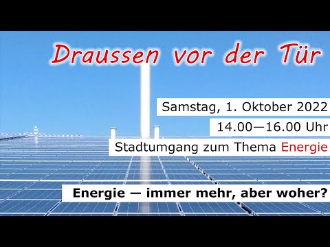 Stadtumgang zum Thema Energie