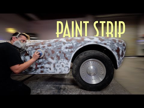 STRIPPING paint the HARD way | Fiberglass Body