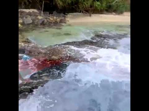 📍Talpe Rock Pool Beach #beautiful  #travel  😍#thalpe #beach #srilanka